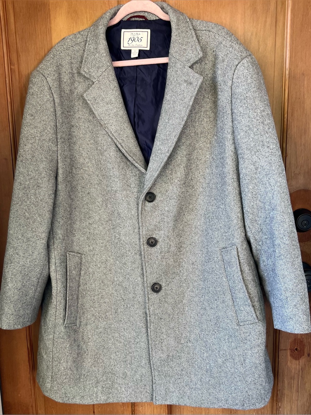 JOS A BANK Wool Blend Outerwear Coat 52